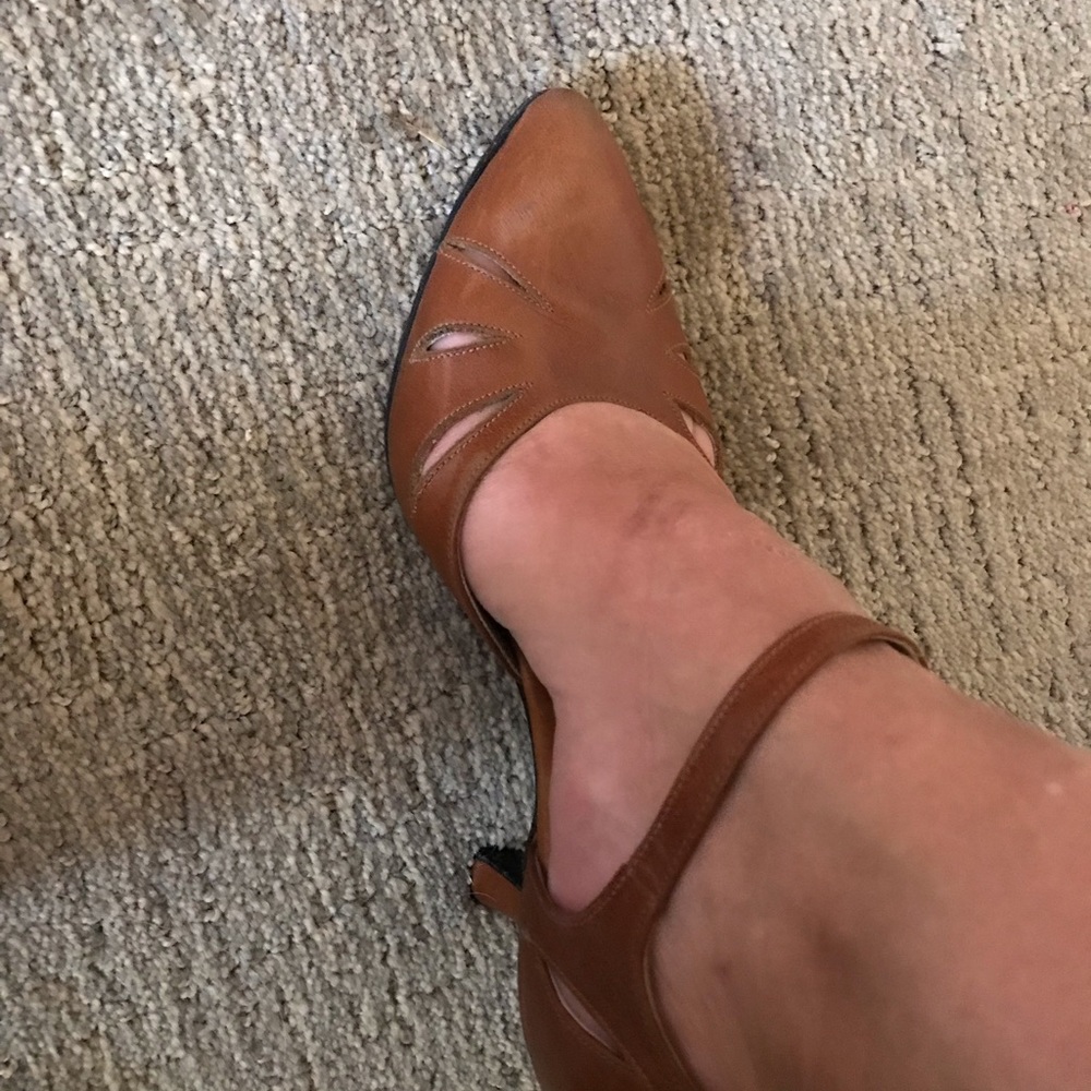 Arita Nerguiz leather Tango Dance shoes